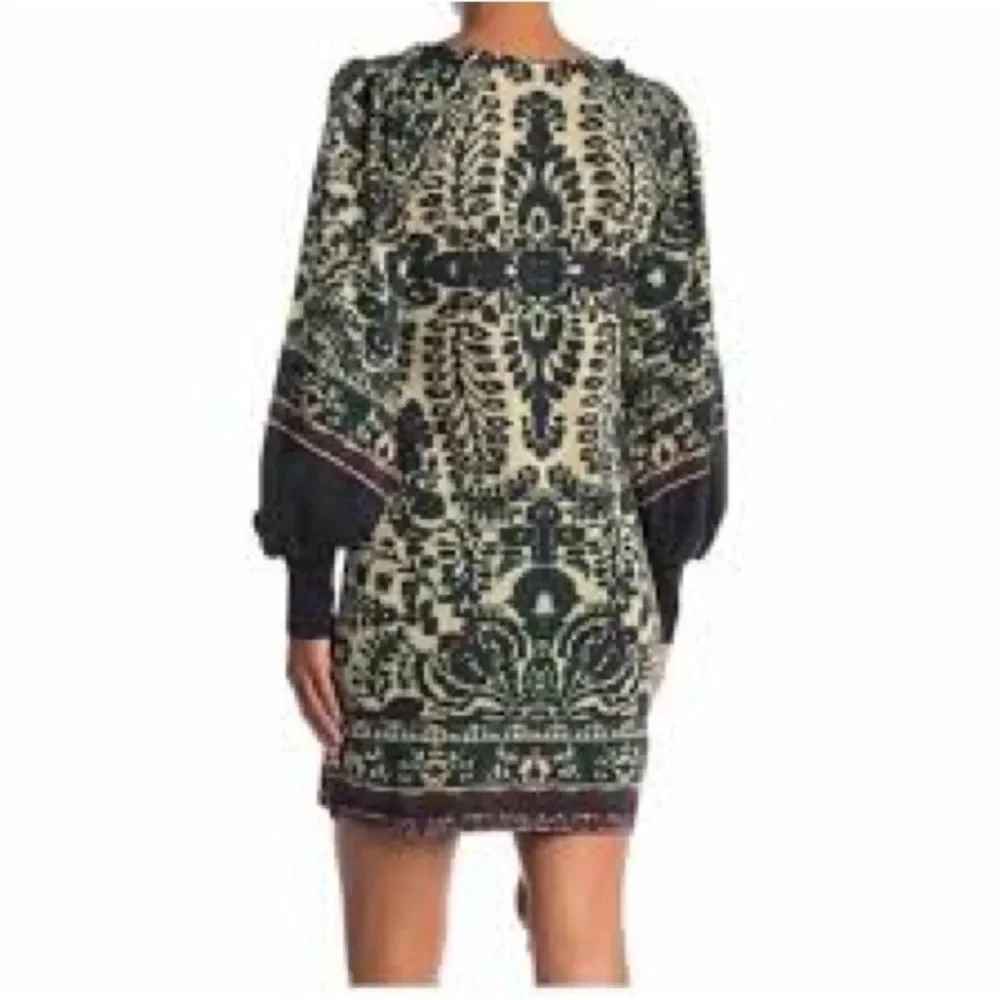 Free People Music and Lyrics Knit Sweater Mini Dress size medium